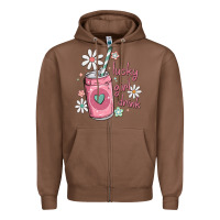 Chestnut lucky girl drink Zipper Hoodie - MaliasSmallBusiness