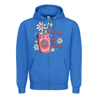 True Royal lucky girl drink Zipper Hoodie - MaliasSmallBusiness