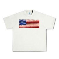 Pistachio usa flag Urban Heavy Tee - JahusDesignShop