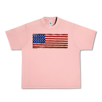 Salmon usa flag Urban Heavy Tee - JahusDesignShop