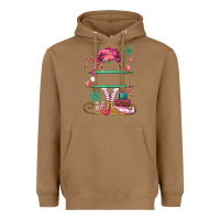 Toasted Coconut pink elf costom name and preview Heavyweight Hoodie - MaliasSmallBusiness