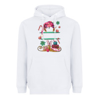 White pink elf costom name and preview Heavyweight Hoodie - MaliasSmallBusiness
