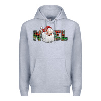 Heather Grey noel santa claus Premium Hoodie - Jasminsmagicworld