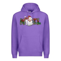 Purple noel santa claus Premium Hoodie - Jasminsmagicworld