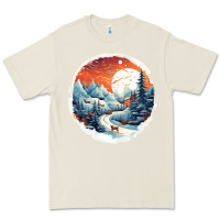 Bone deer snow house design Premium Tee - Unal Design