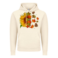 Vintage Artic sunflower and autumn leaves Vintage Hoodie - HRA Design Shop