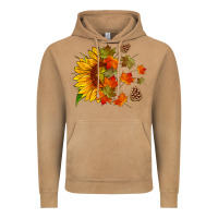 Vintage Camel sunflower and autumn leaves Vintage Hoodie - HRA Design Shop