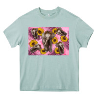 Arona Baby elephant sunflowers kid's bottle Heavy Core Tee - Artiststas