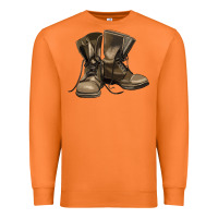 Carrot soldier veteran boots Premium Sweatshirt - MaliasSmallBusiness