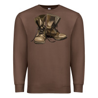 Chestnut soldier veteran boots Premium Sweatshirt - MaliasSmallBusiness