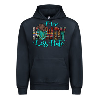 Navy Western More Howdy Less Hate Cowboy Hat Gemstone Urban Hoodie - HowdyJamesFarm