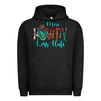 Pigment Black Western More Howdy Less Hate Cowboy Hat Gemstone Urban Hoodie - HowdyJamesFarm