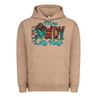 Pigment Burro Western More Howdy Less Hate Cowboy Hat Gemstone Urban Hoodie - HowdyJamesFarm