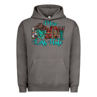 Pigment Tornado Western More Howdy Less Hate Cowboy Hat Gemstone Urban Hoodie - HowdyJamesFarm