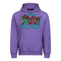 Tulip Western More Howdy Less Hate Cowboy Hat Gemstone Urban Hoodie - HowdyJamesFarm