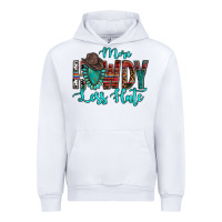 White Western More Howdy Less Hate Cowboy Hat Gemstone Urban Hoodie - HowdyJamesFarm