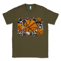 Army Green basketball background Classic Tee - JahusDesignShop