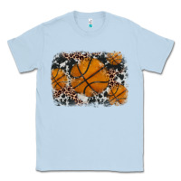 Dusty Blue basketball background Classic Tee - JahusDesignShop