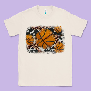 Basketball Background Classic Tee Designed By Jahusdesignshop