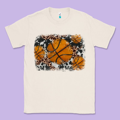 Basketball Background Classic Tee Designed By Jahusdesignshop
