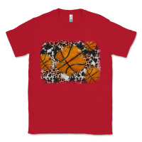 Red basketball background Classic Tee - JahusDesignShop