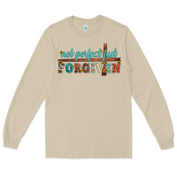 Mushroom not perfect just forgiven Long Sleeve Tee - Artiststas