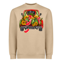 Mushroom watermelon and truck Heavyweight Sweatshirt - HRA Design Shop