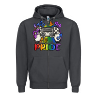 Smoke gaymer pride Zipper Hoodie - MaliasSmallBusiness