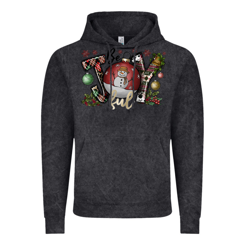 Be Joy Ful Vintage Hoodie by CowhideDigitalArt | Teevron