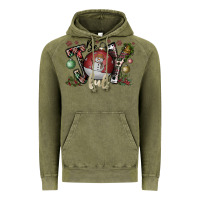 Vintage Olive be joy ful Vintage Hoodie - CowhideDigitalArt