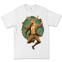 White happy deer Premium Tee - Unal Design