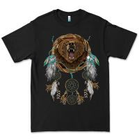 Black bear  native dreamcatcher Premium Tee - BarkalooDesign