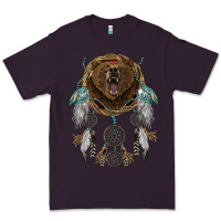 Plum bear  native dreamcatcher Premium Tee - BarkalooDesign