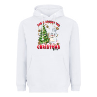 White racn around the christmas tree Heavyweight Hoodie - MaliasSmallBusiness