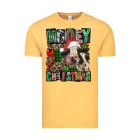Vintage Mustard Mooey christmas Vintage Tee - FaDigitalArtStudio