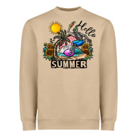 Mushroom hello summer Heavyweight Sweatshirt - CowhideDigitalArt