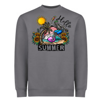 Storm hello summer Heavyweight Sweatshirt - CowhideDigitalArt