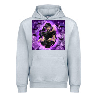 Heather Grey gothic girl night Urban Hoodie - TumblerDesignByShophia