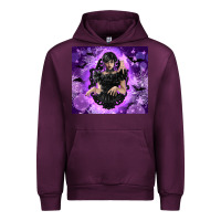 Mauve Wine gothic girl night Urban Hoodie - TumblerDesignByShophia
