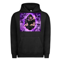 Pigment Black gothic girl night Urban Hoodie - TumblerDesignByShophia
