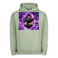 Pigment Oil Green gothic girl night Urban Hoodie - TumblerDesignByShophia