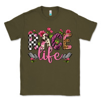 Army Green race life Classic Tee - Artiststas