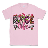 Bubblegum Pink race life Classic Tee - Artiststas