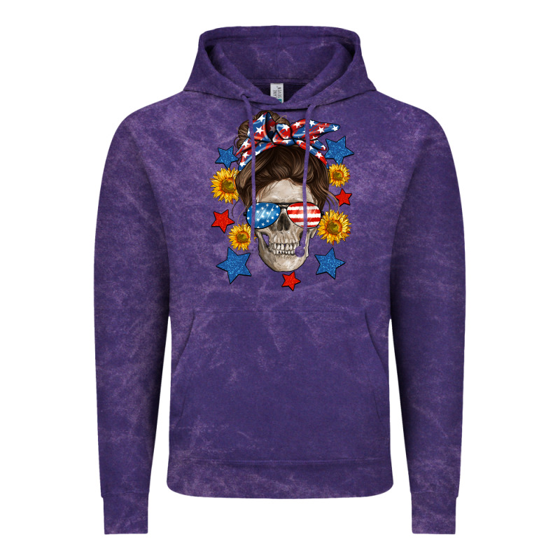 American Mom Skull Vintage Hoodie by Neo Western | Teevron
