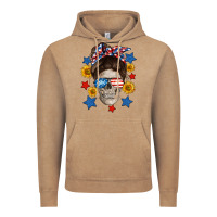 Vintage Coffee American mom skull Vintage Hoodie - Neo Western