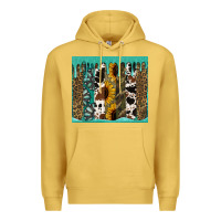 Antique Gold western brushstroke tumbler Premium Hoodie - Jasminsmagicworld