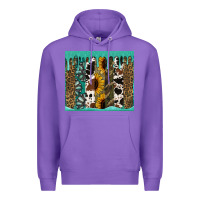 Purple western brushstroke tumbler Premium Hoodie - Jasminsmagicworld