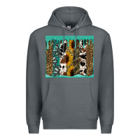 Rock western brushstroke tumbler Premium Hoodie - Jasminsmagicworld
