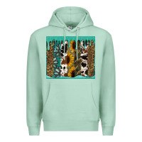 Seafoam western brushstroke tumbler Premium Hoodie - Jasminsmagicworld