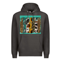 Smoke western brushstroke tumbler Premium Hoodie - Jasminsmagicworld